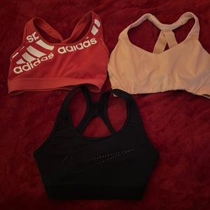 Worn - Like New Adidas and Nike Sports Bra Bundle!